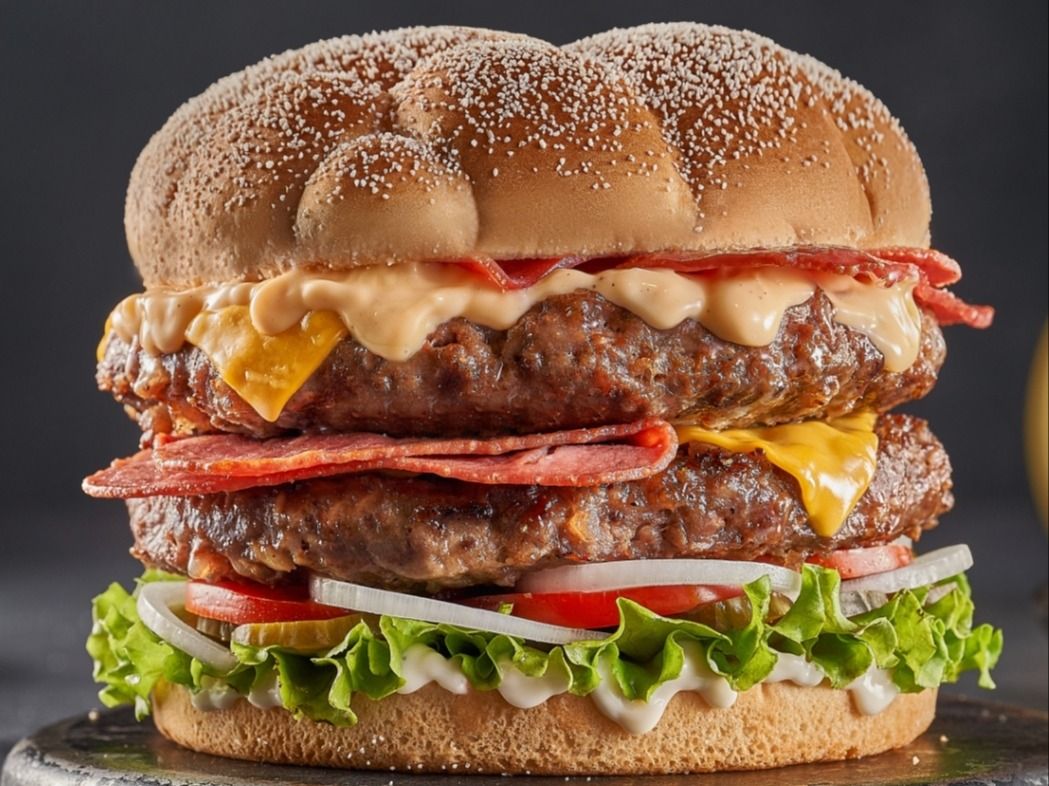 DOUBLE TROUBLE BURGER