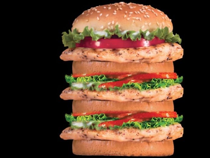 Triple Grilled Chicken Sandwich