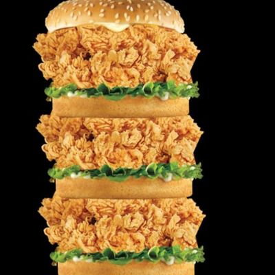 Triple Chicken Fillet Sandwich