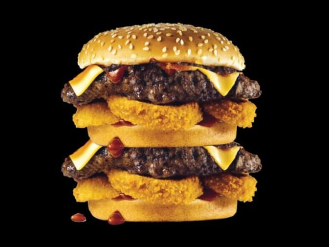 Double Western BBQ Burger