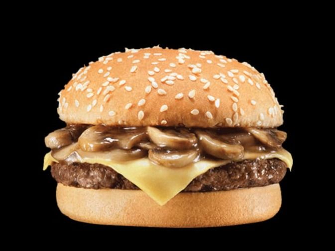 Mushroom Beef Burger
