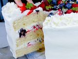 Vanilla Fruits Cake