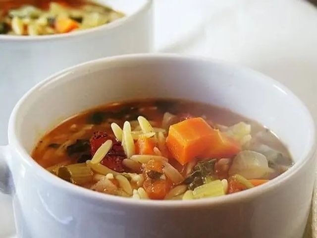 Seasonal Vegetable With Orzo
