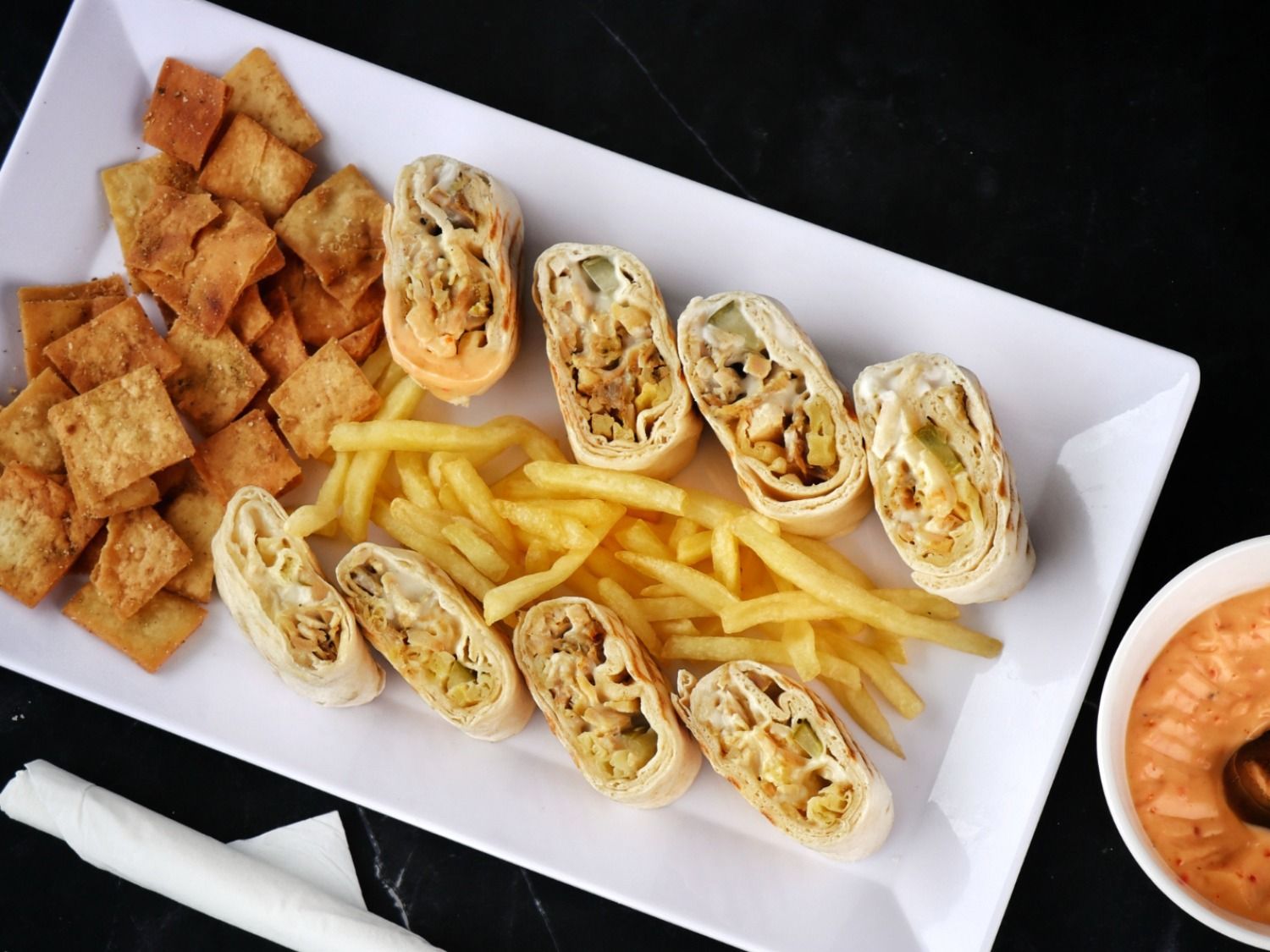 Arabic chicken shawarma box