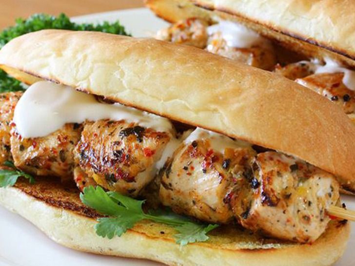 Chicken Sheesh Tawook Sandwich