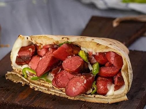 Hot Dog Crepe