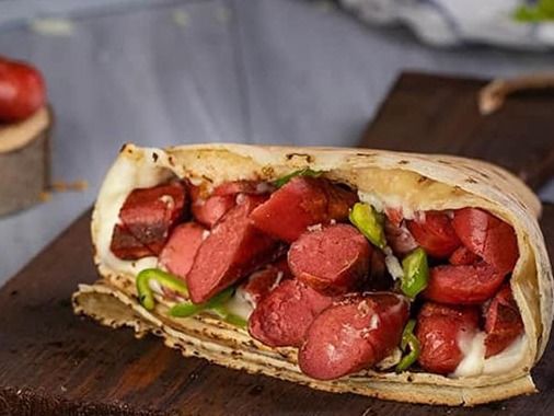Jumbo Hot Dog Crepe