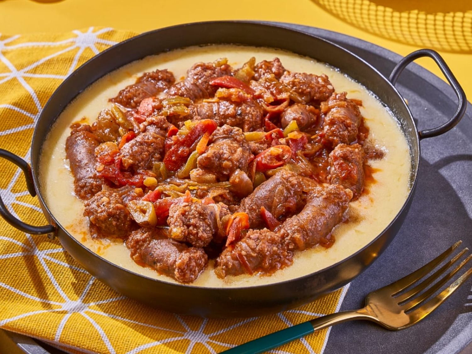 Alexandrian Sausage Cheese Pan