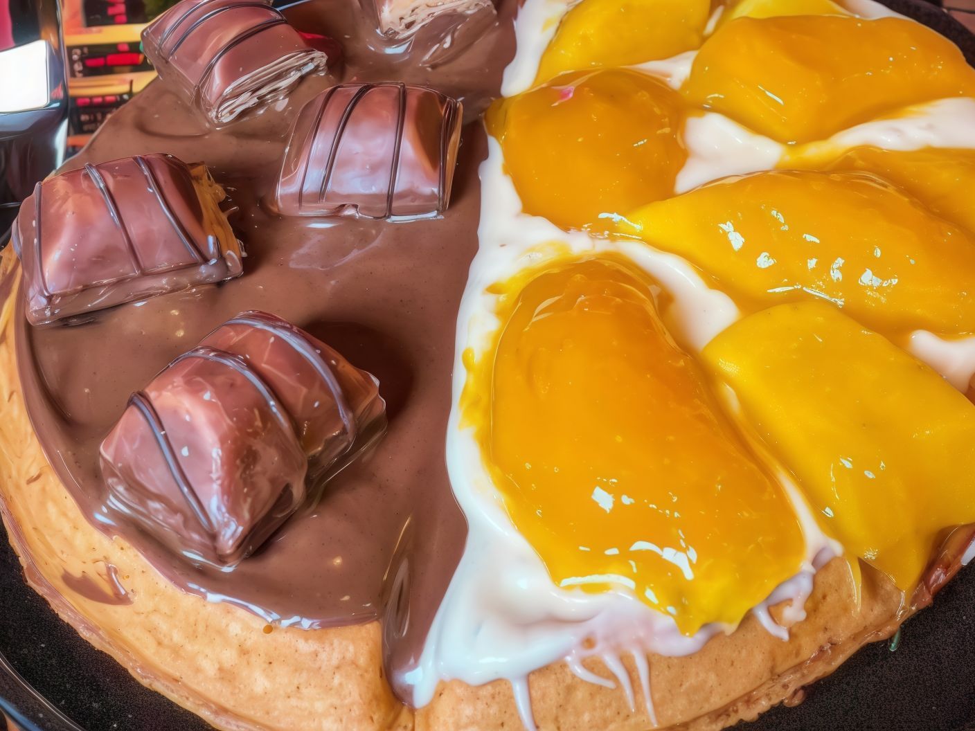 Waffle Mix Mango And Kinder