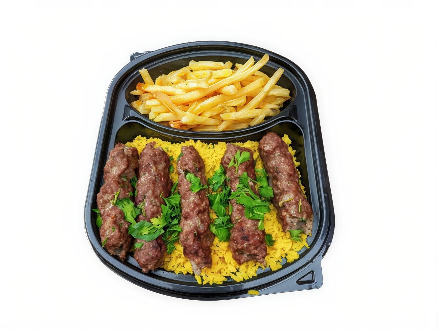 Meat kofta meal 4 pieces