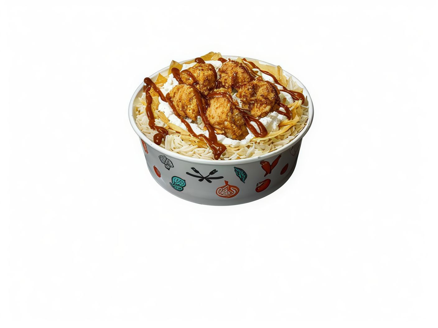 Crispy Chicken Fatteh