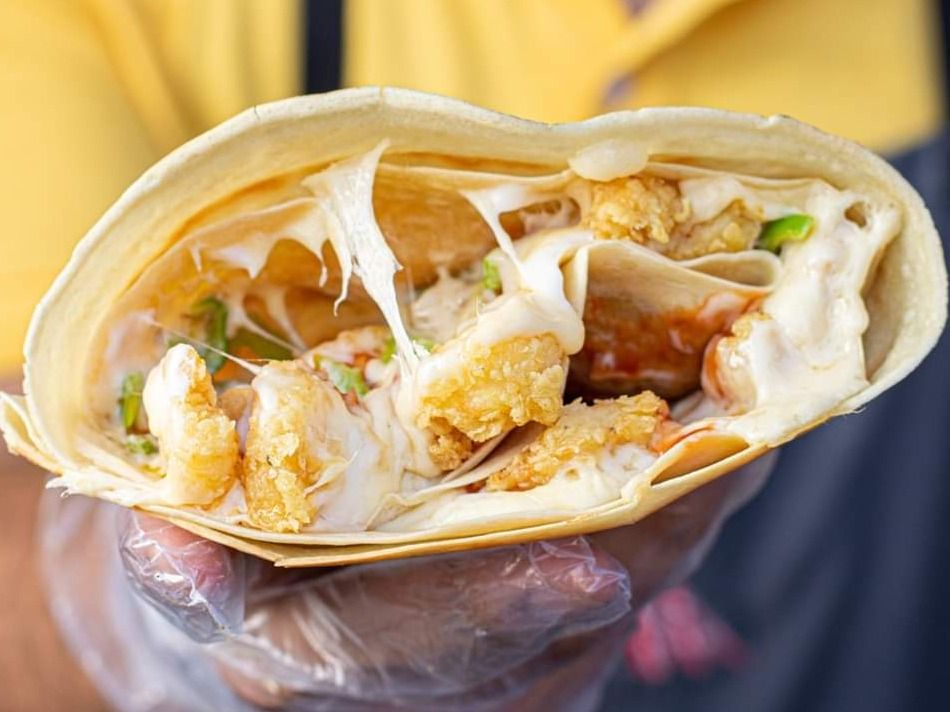 Chicken Mix Cheese Crepe