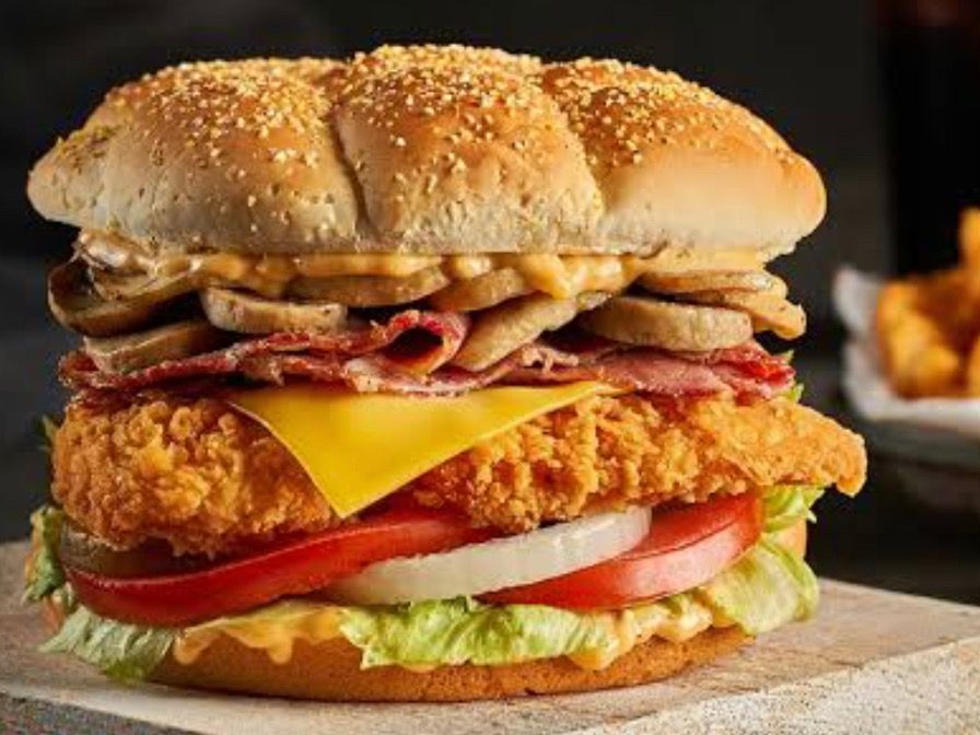 Chicken burger sandwich