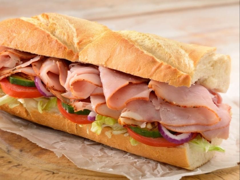 turkey sandwich 25 cm