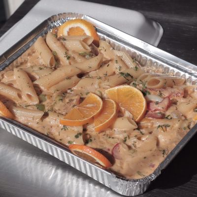 Pasta White Sauce Seafood