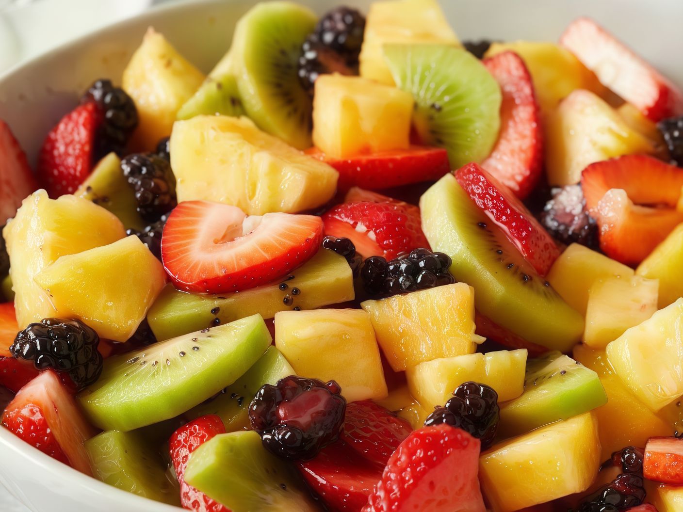 Fruit Salad With Honey