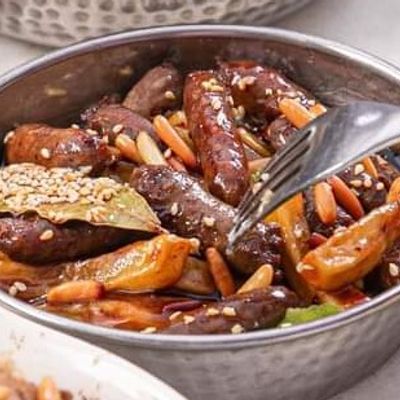 Makanek With Pomegranate Molasses