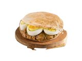 Foul With Boiled Eggs Sandwich