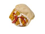 Special Fried Cheese Sandwich With Ketchup And Mayonnaise