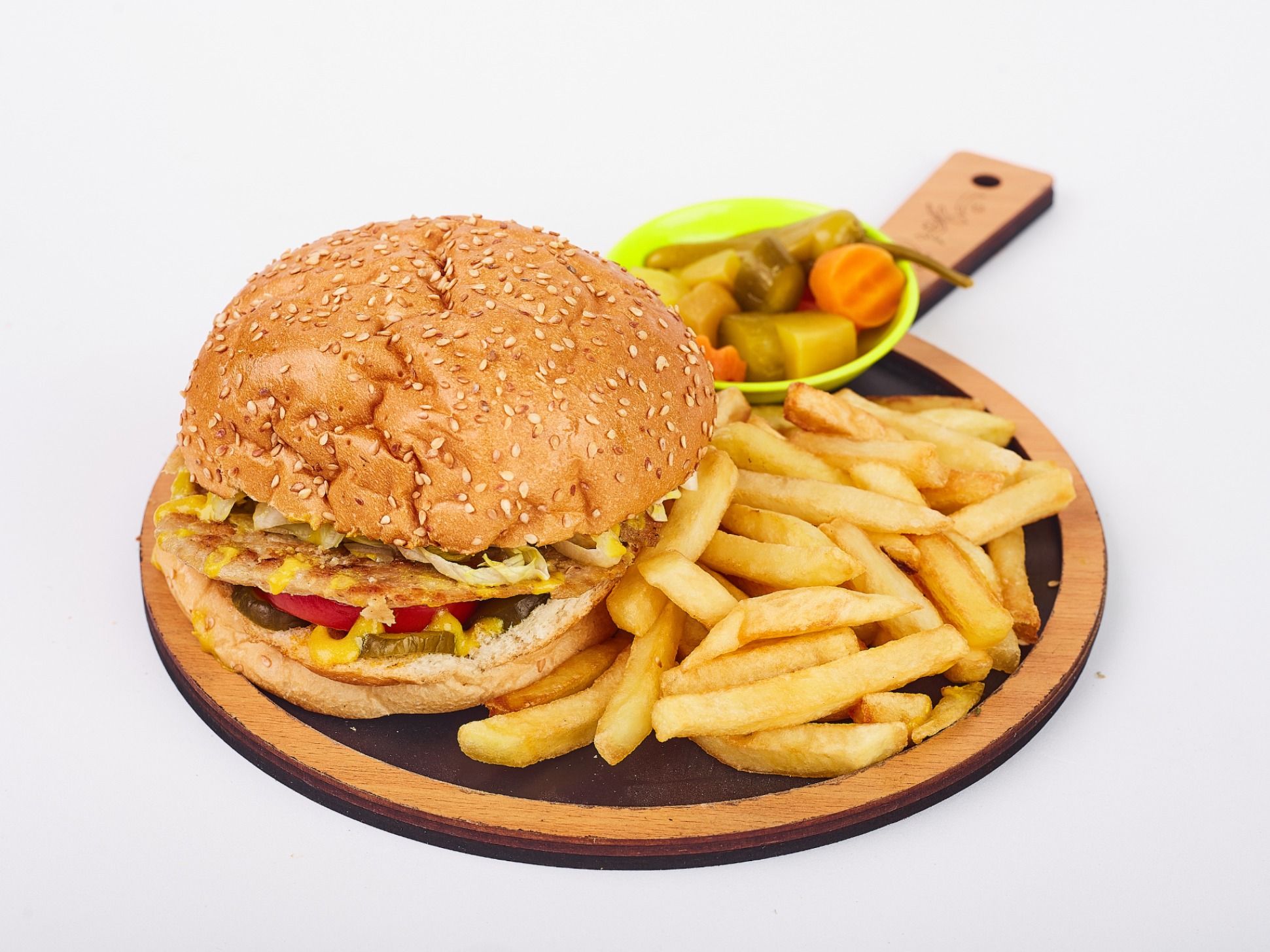 Sejouk Burger sandwich