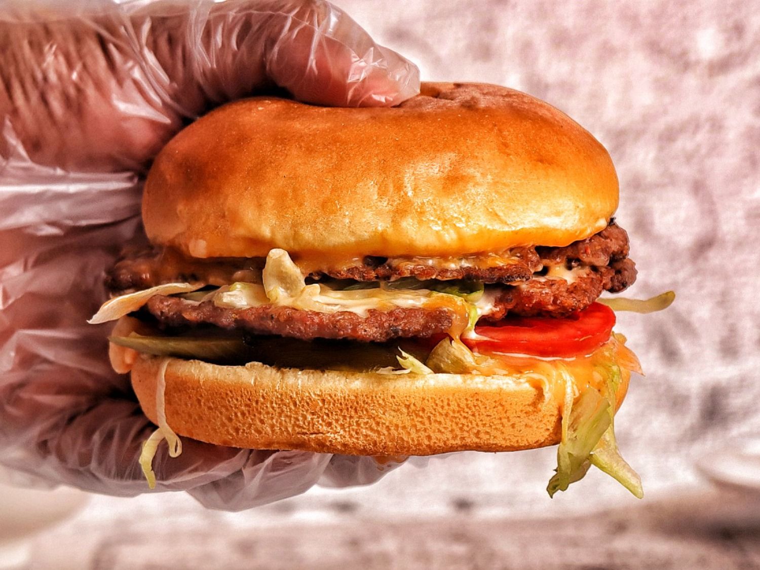 Cheesy Burger Double
