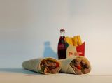Meat Shawerma Wrap Gourmond Combo Offer