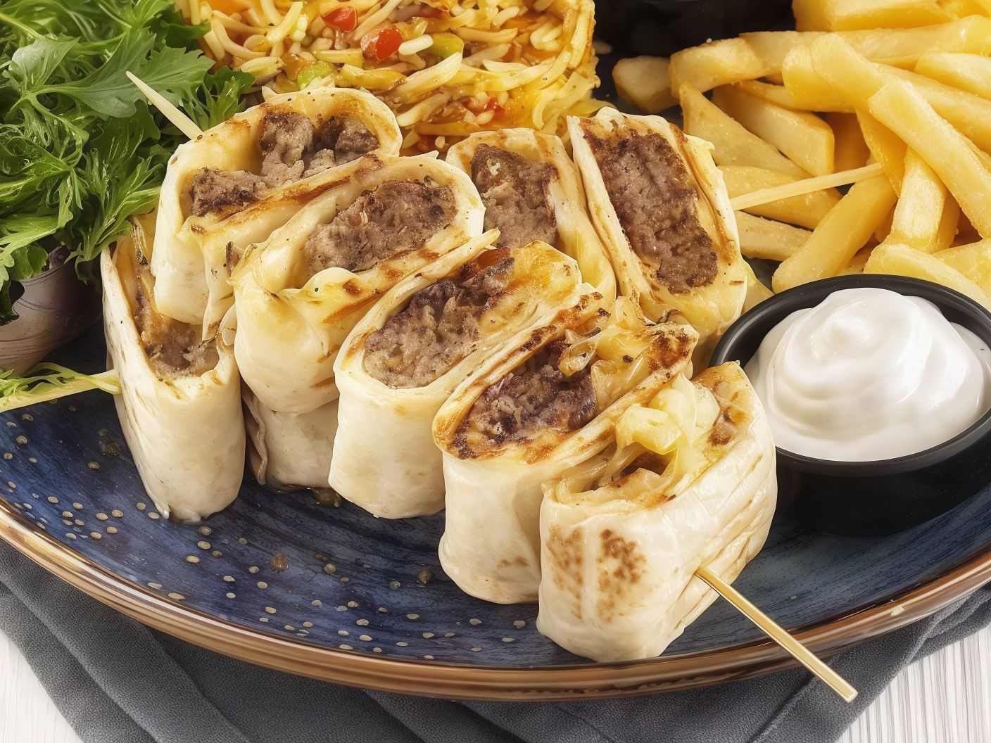 Old School Arabian Burger Meal