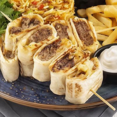 Old School Arabian Burger Meal