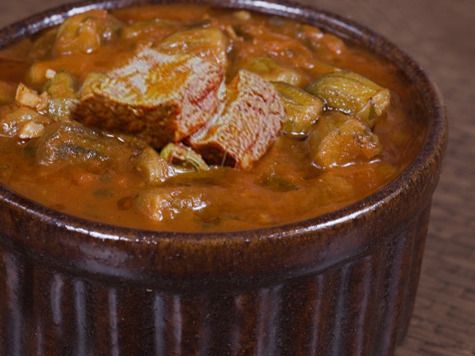 Okra Beef Tagine