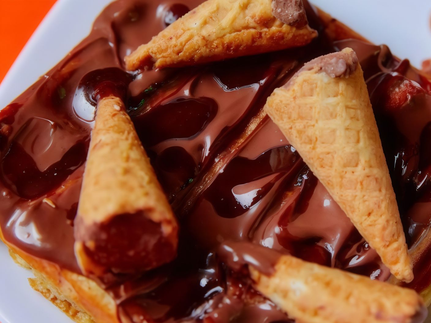 Nutella Waffle Cone