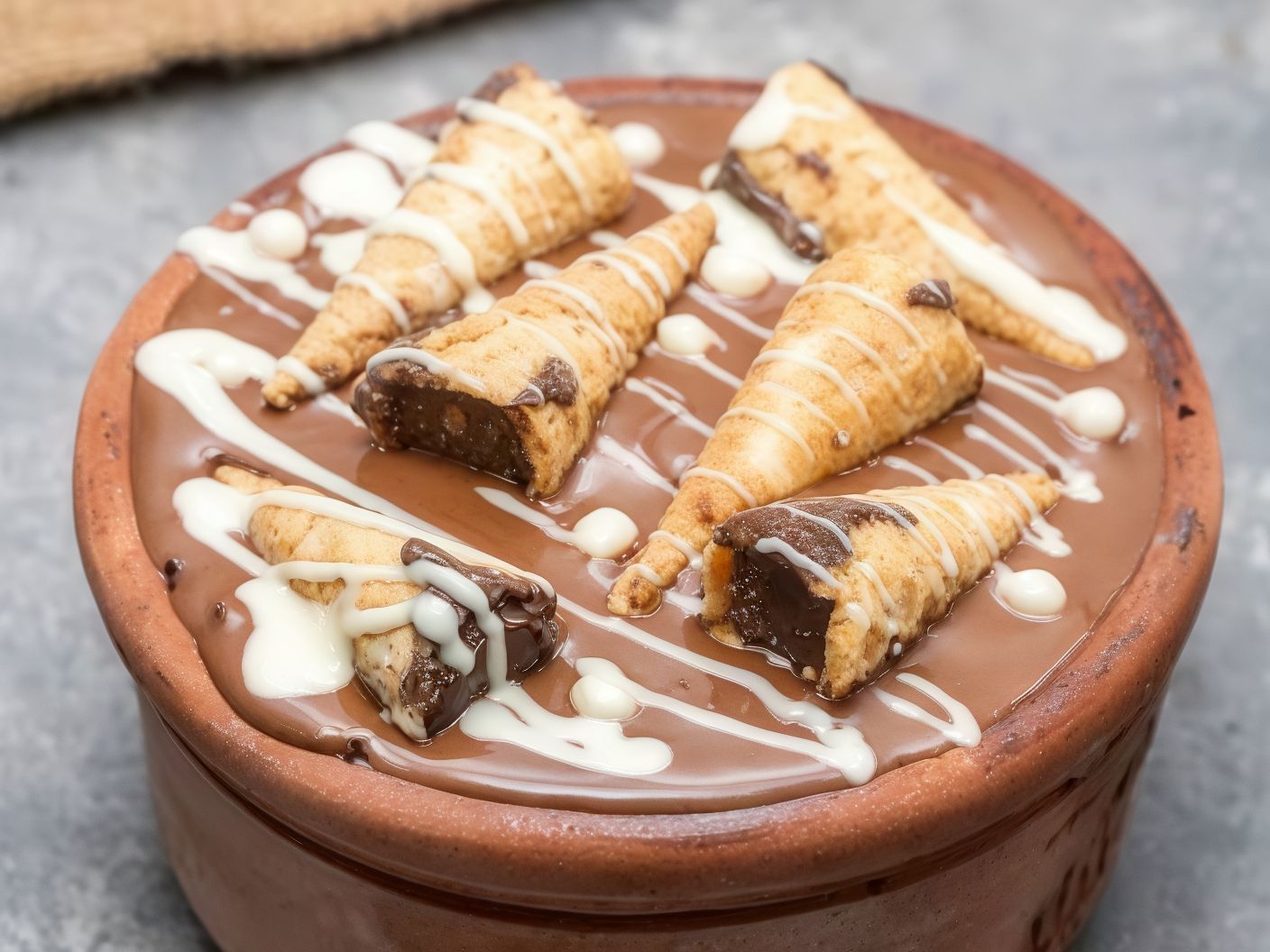 Nutella cone tagine
