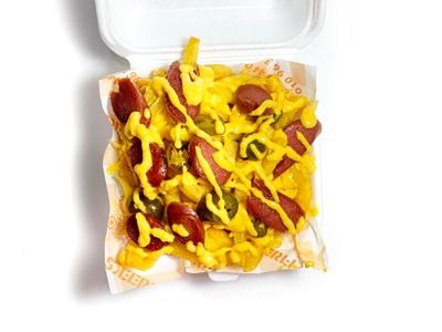 Fries Hot Dog Cheddar Box