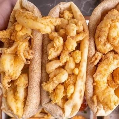 Shrimp sandwich