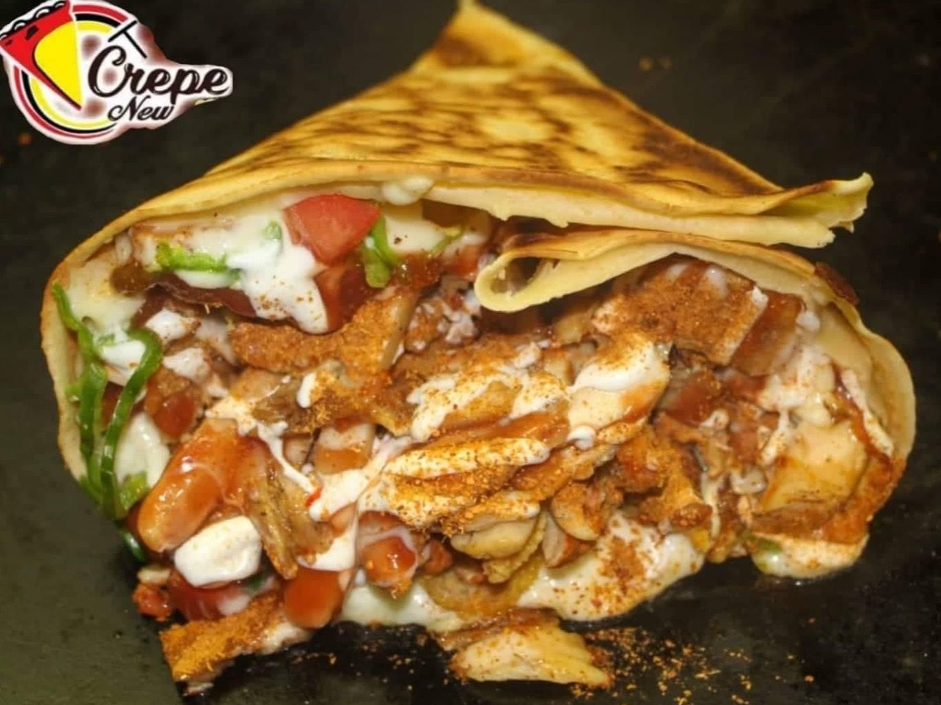 Chicken Mushroom Crepe