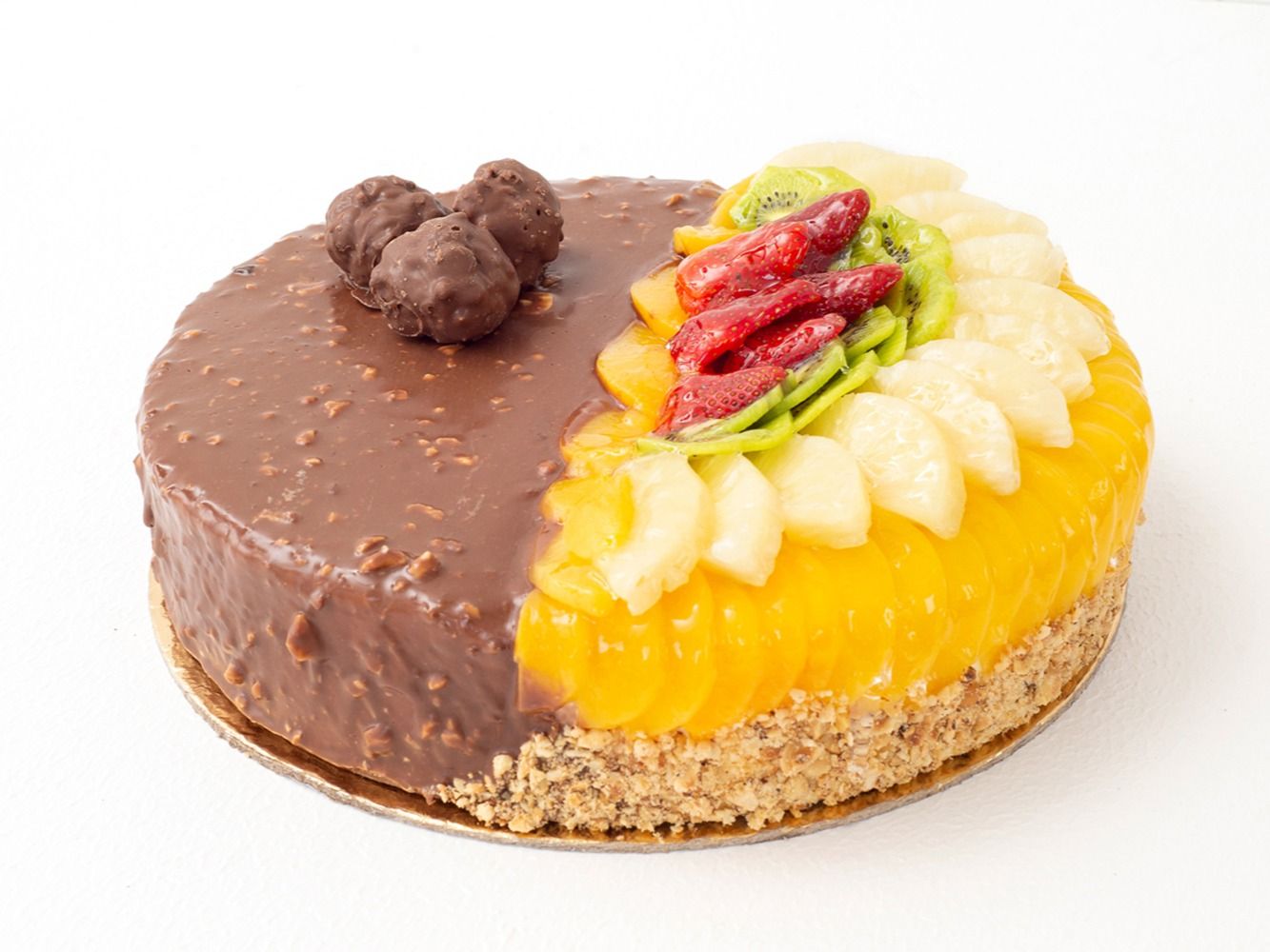 1/2 and 1/2 round Torte