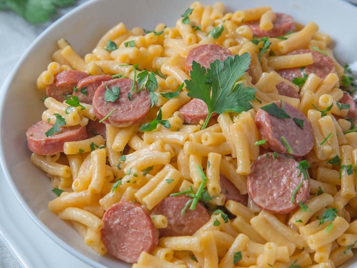 Hot Dog Pasta