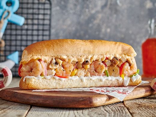 MIX SEAFOOD sandwich