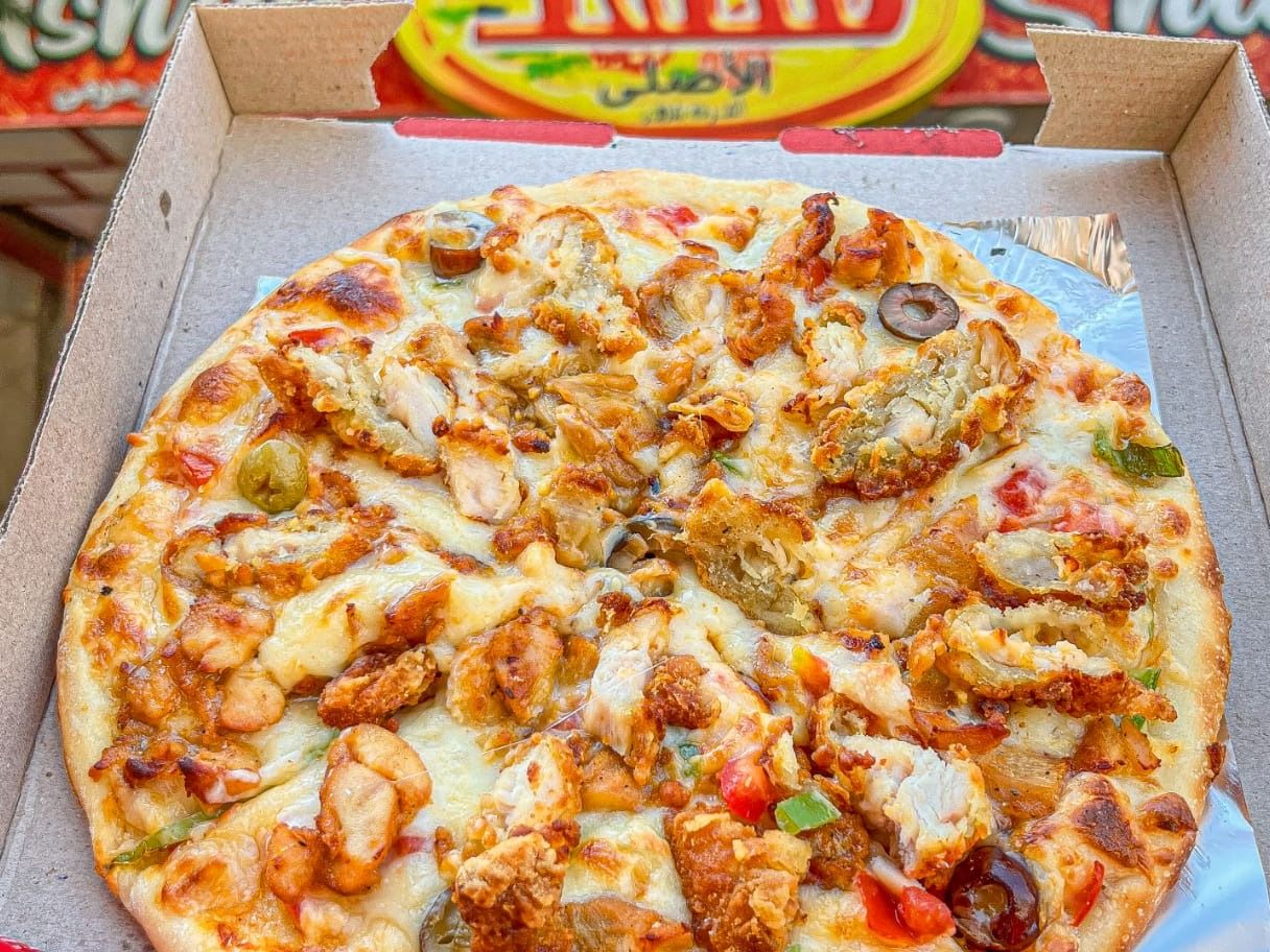 zinger chicken pizza