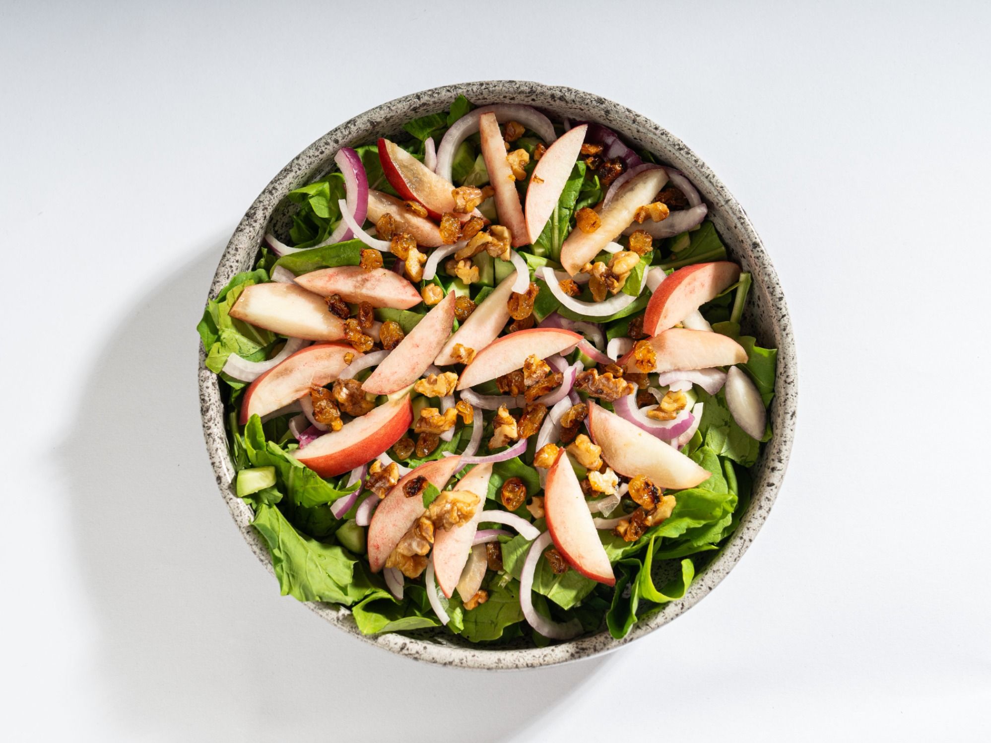 Peach With Rocca Salad
