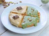 Kinder pistachio waffle