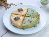 Half Pistachio And Half Kinder Waffle