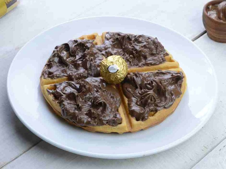 Ferrero Rocher waffle