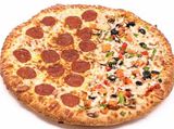 Half And Half Pizza