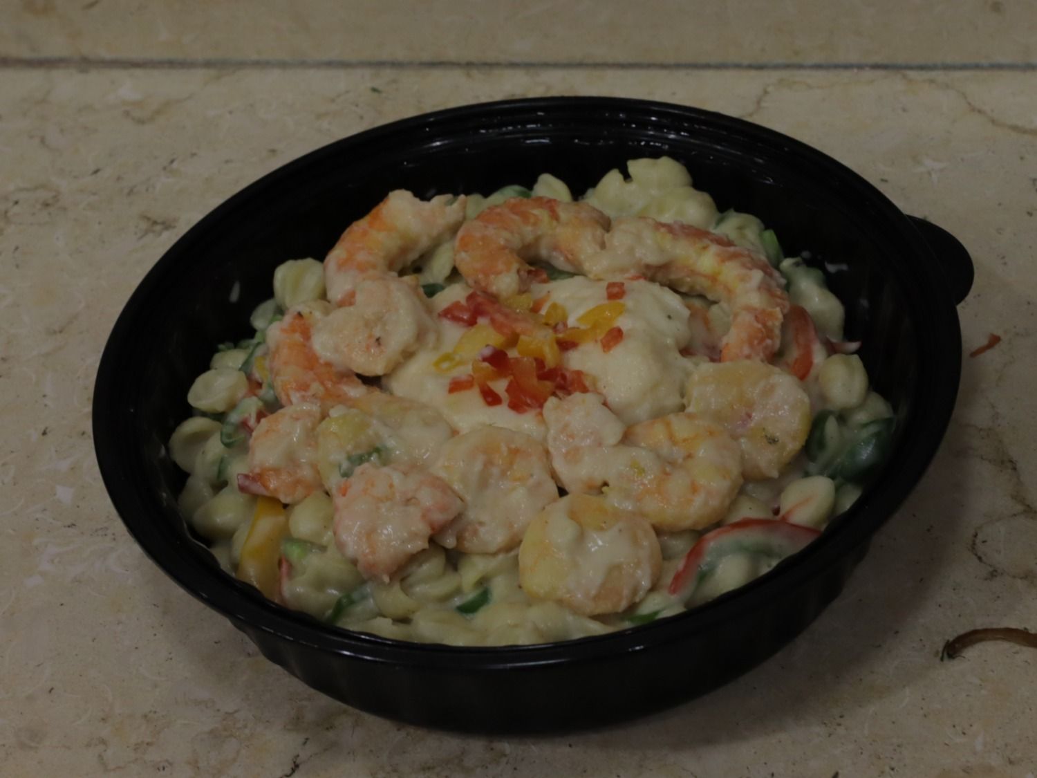 Shrimp Pasta Medium White Sauce