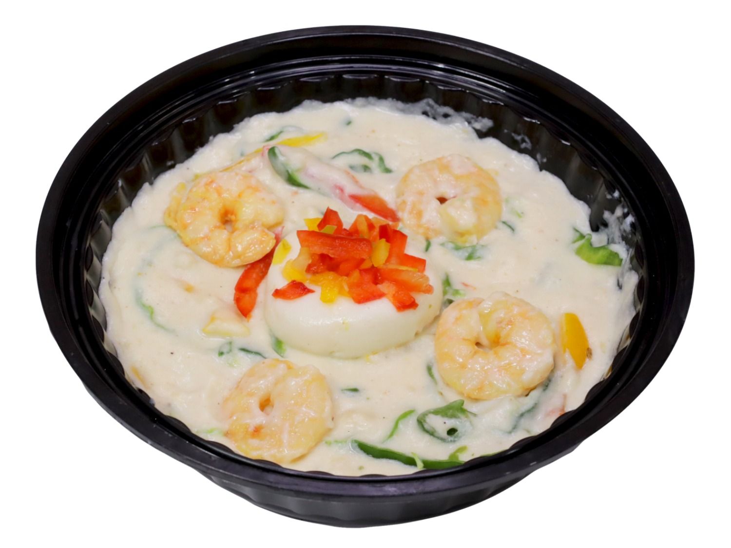 Shrimp Casserole In Medium White Sauce
