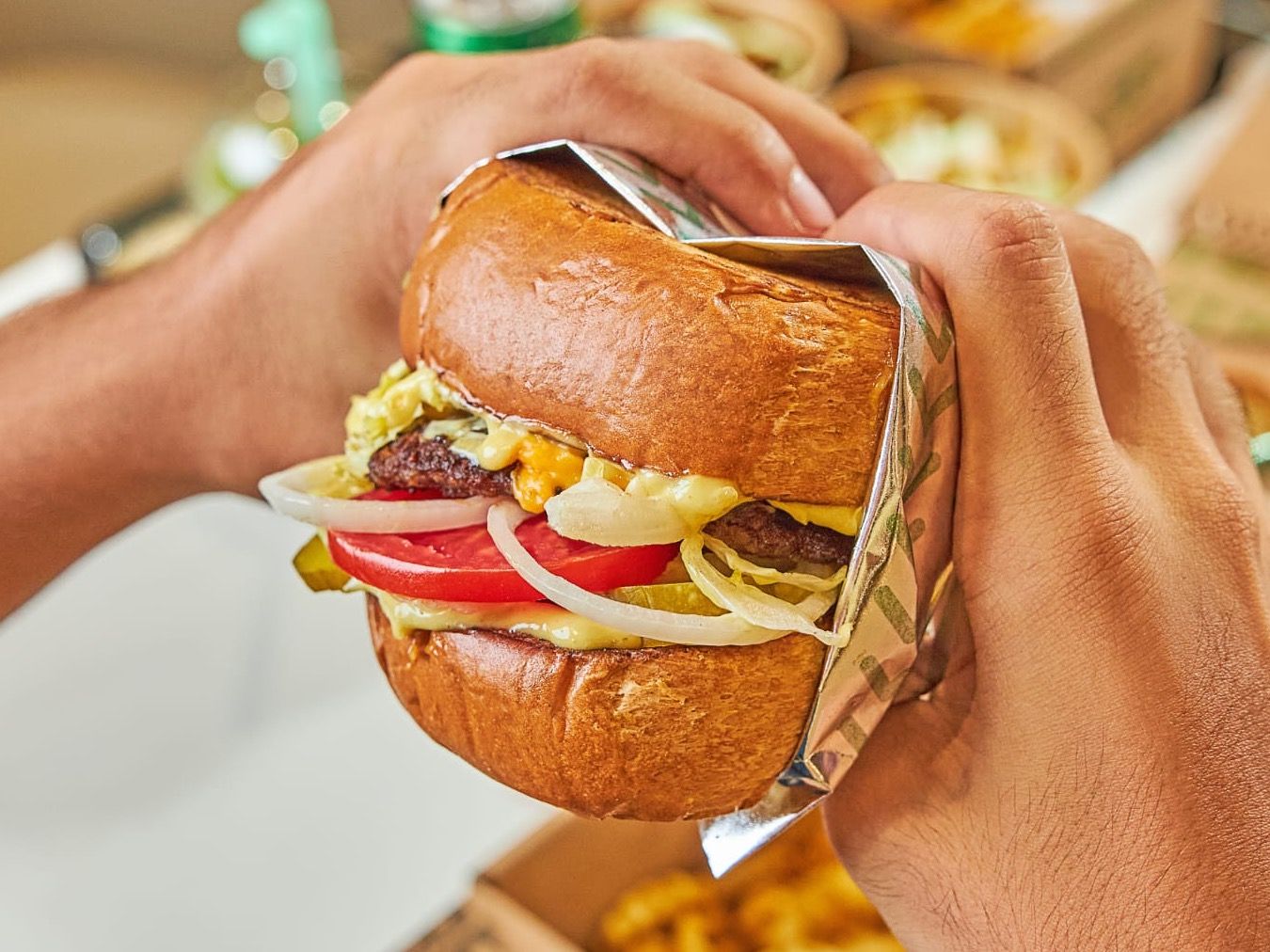 Brioche Old School Burger Meal