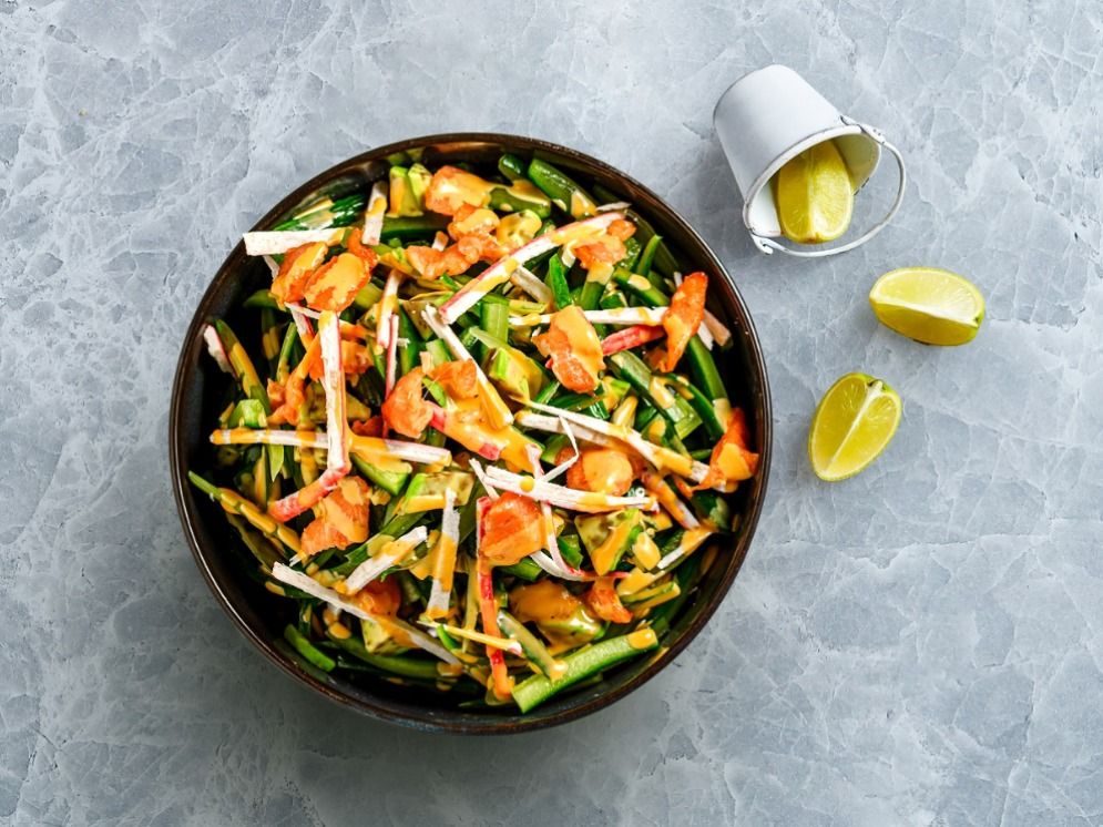 Salmon And Crab Salad