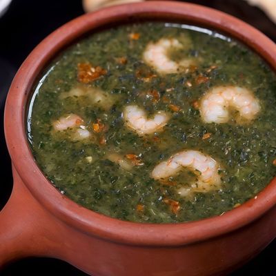 Molokhia With Shrimp