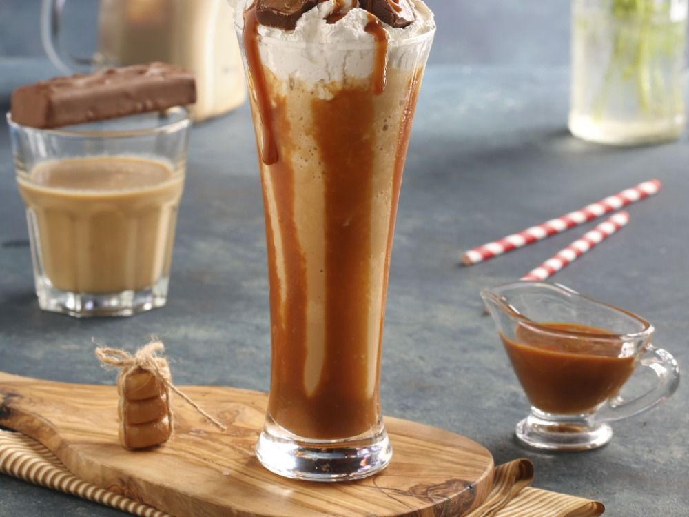 Caramel Vanilla Frappe