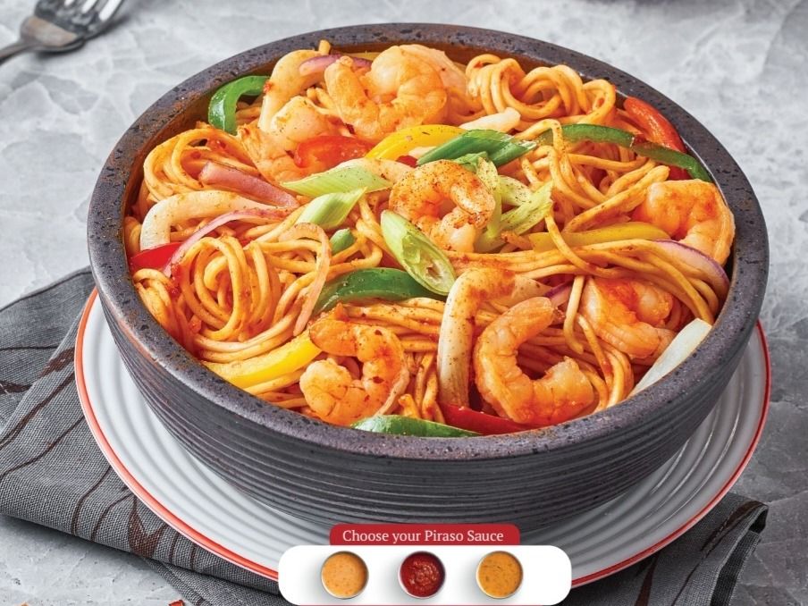 Noodles Shrimp And Calamari